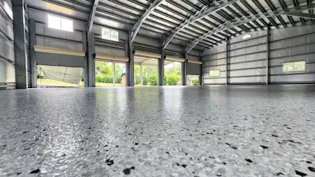 Epoxy garage flooring in Wollongong