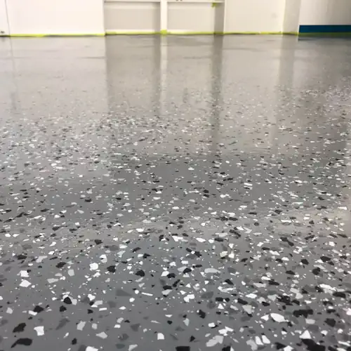 Epoxy flooring in a garage in Wollongong