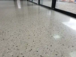 Semi gloss polished concrete Wollongong